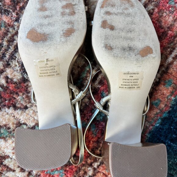 Gold Diora Steve Madden heels - Picture 3 of 5